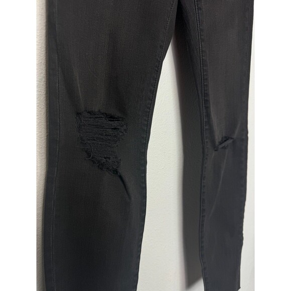 Madewell Sz 23 Petite 9" Mid-Rise Skinny Jeans in Black Sea Denim Distressed NWT - Picture 6 of 14
